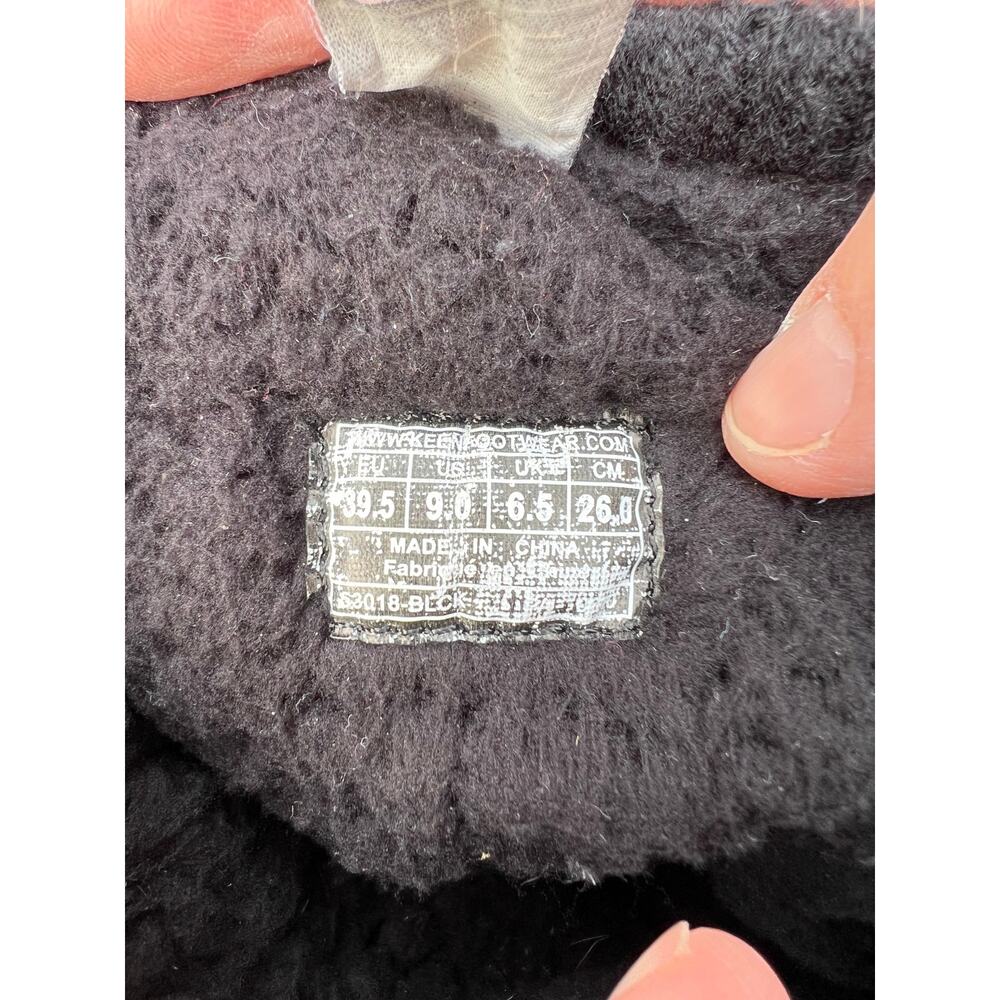 Women's Keen Black Cable Knit tall sweater boots size 9 - Picture 6 of 7